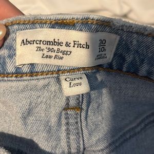 Abercrombie and fitch the 90s baggy low rise curve love